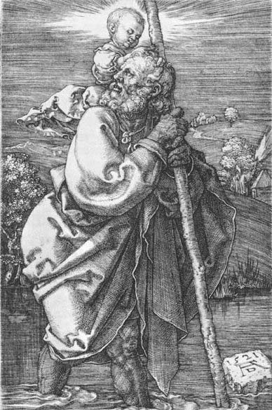 Albrecht Durer St Christopher Facing to the Left